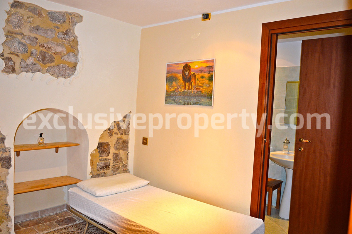 Charming renovated stone house with panoramic terrace for sale 17
