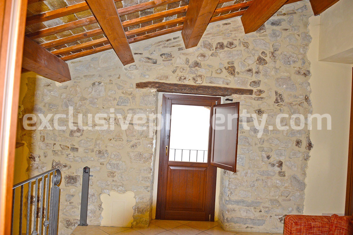 Charming renovated stone house with panoramic terrace for sale 25