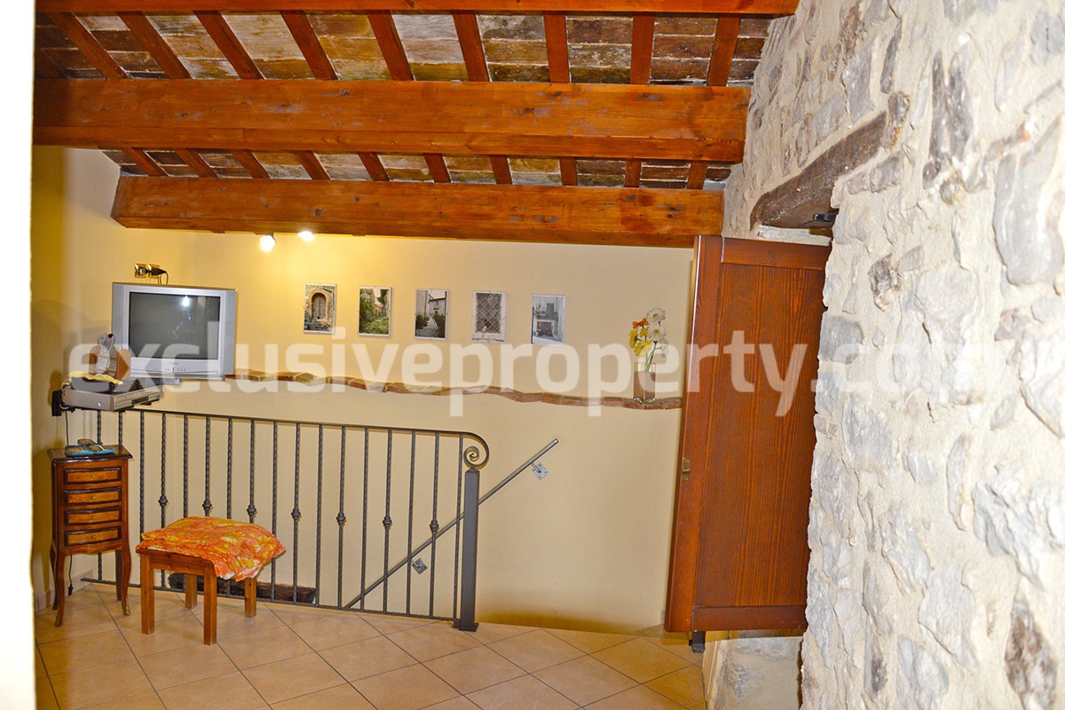 Charming renovated stone house with panoramic terrace for sale 27