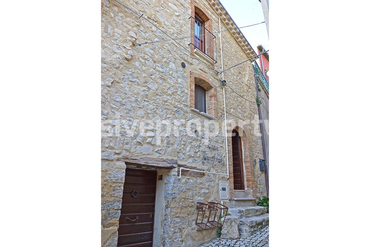 Charming renovated stone house with panoramic terrace for sale 1