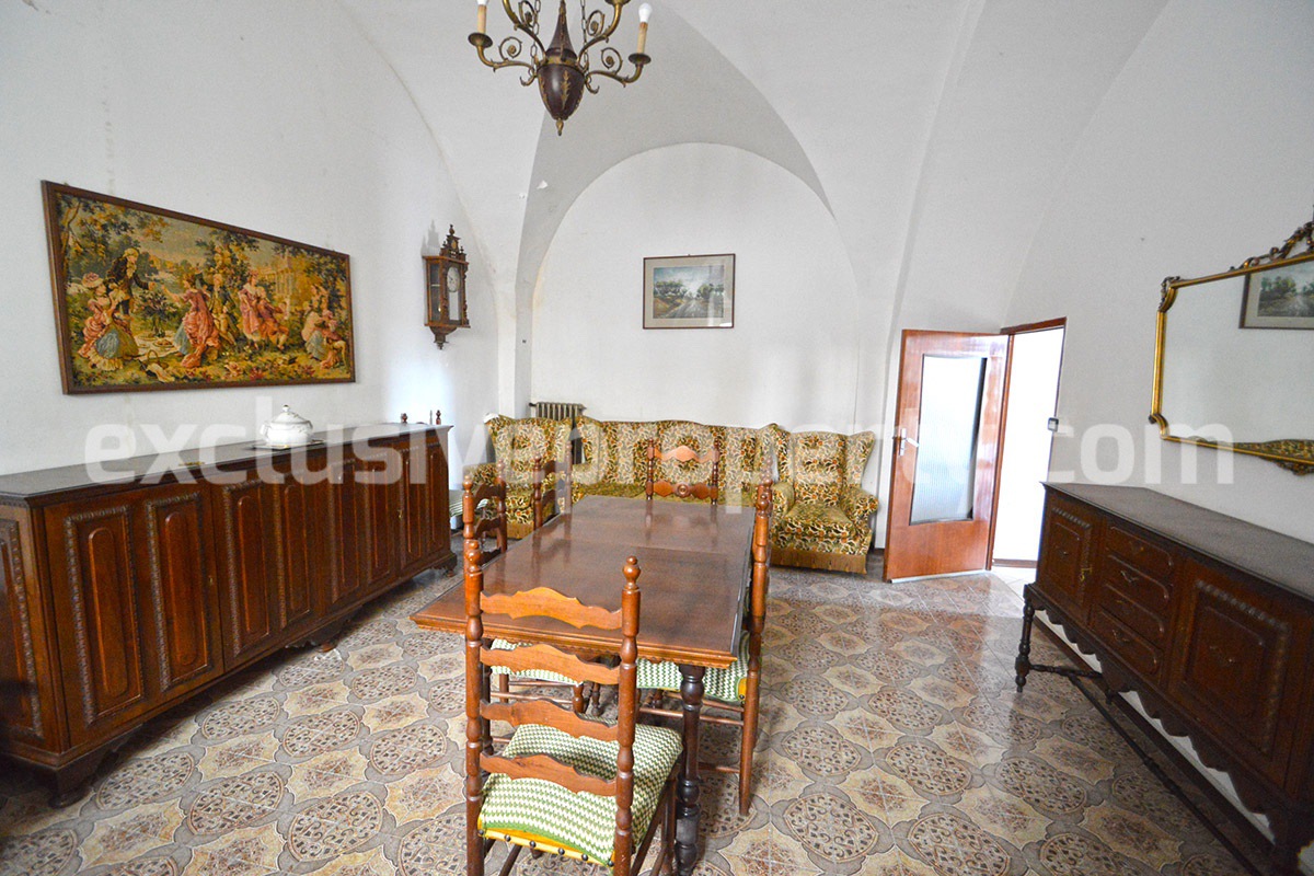 Spacious property in stone with little entrance terrace garage and garden for sale 15