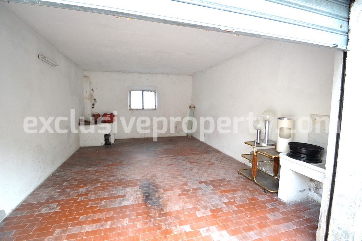 Spacious property in stone with little entrance terrace garage and garden for sale 64