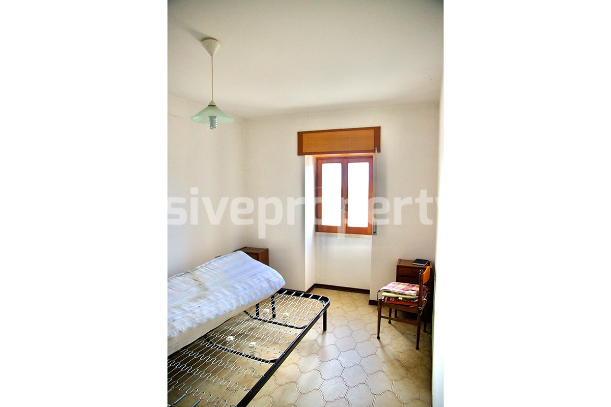 Two bedroom town house overlooking the valley for sale near Campobasso