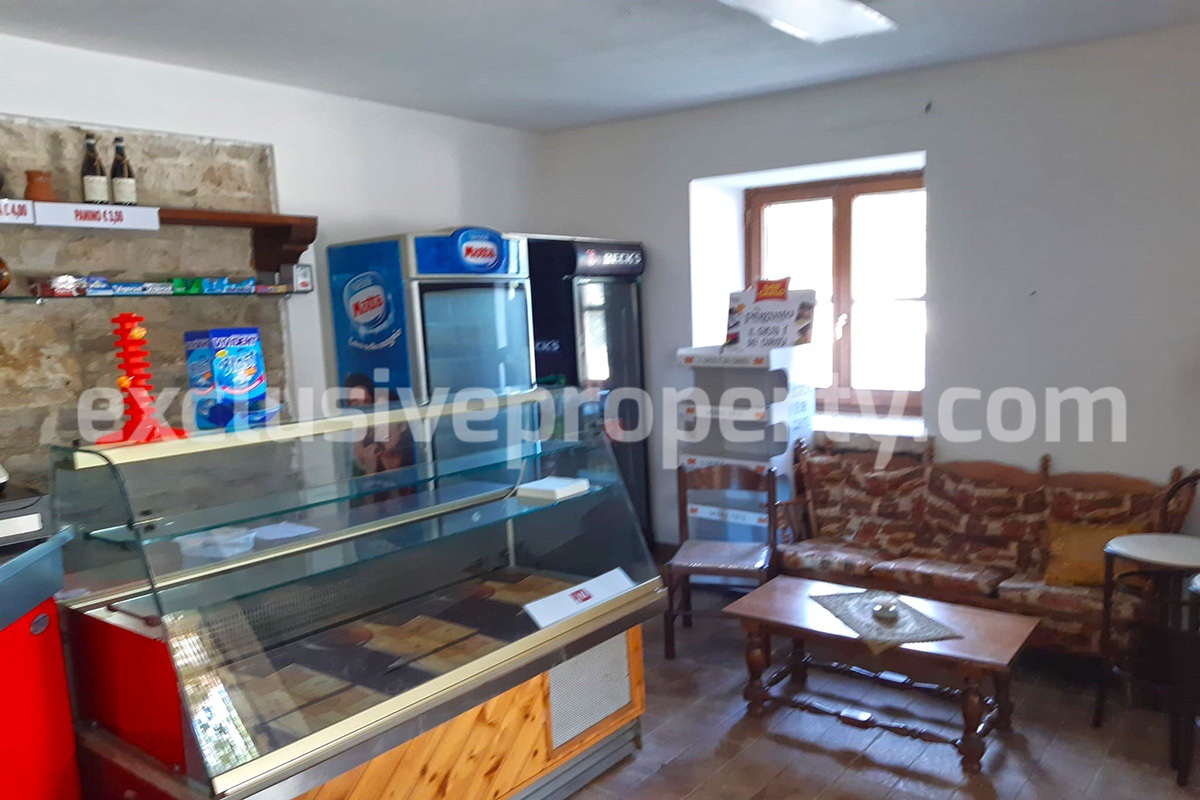 Farm house built from an ancient stone building with land and olive trees for sale in Molise 23
