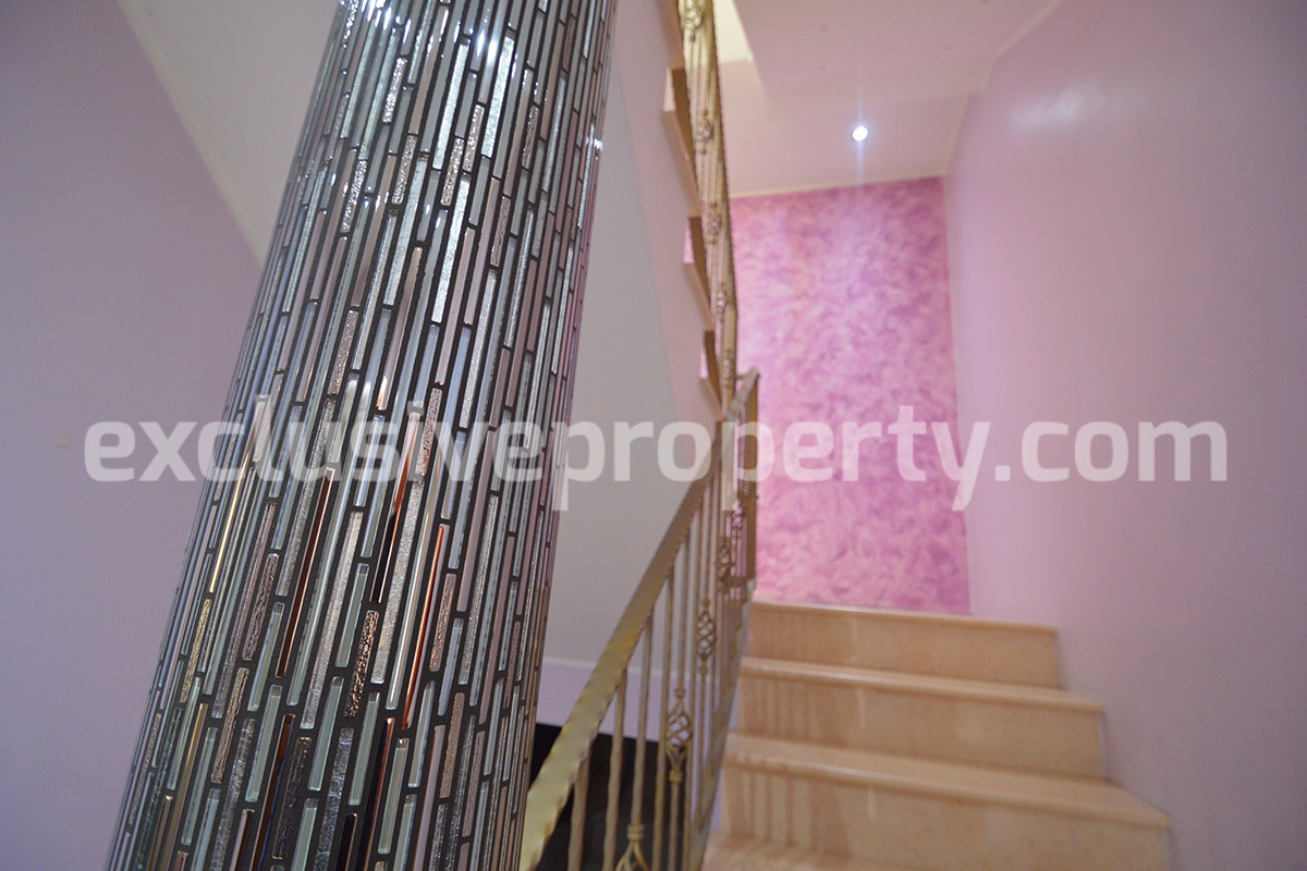 Country house with high tech and modern style and inside swimming pool