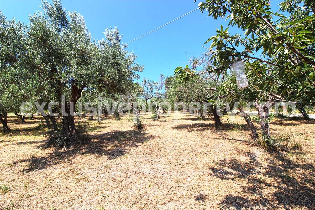Detached villa with land - located in a quiet area in Abruzzo - Italy