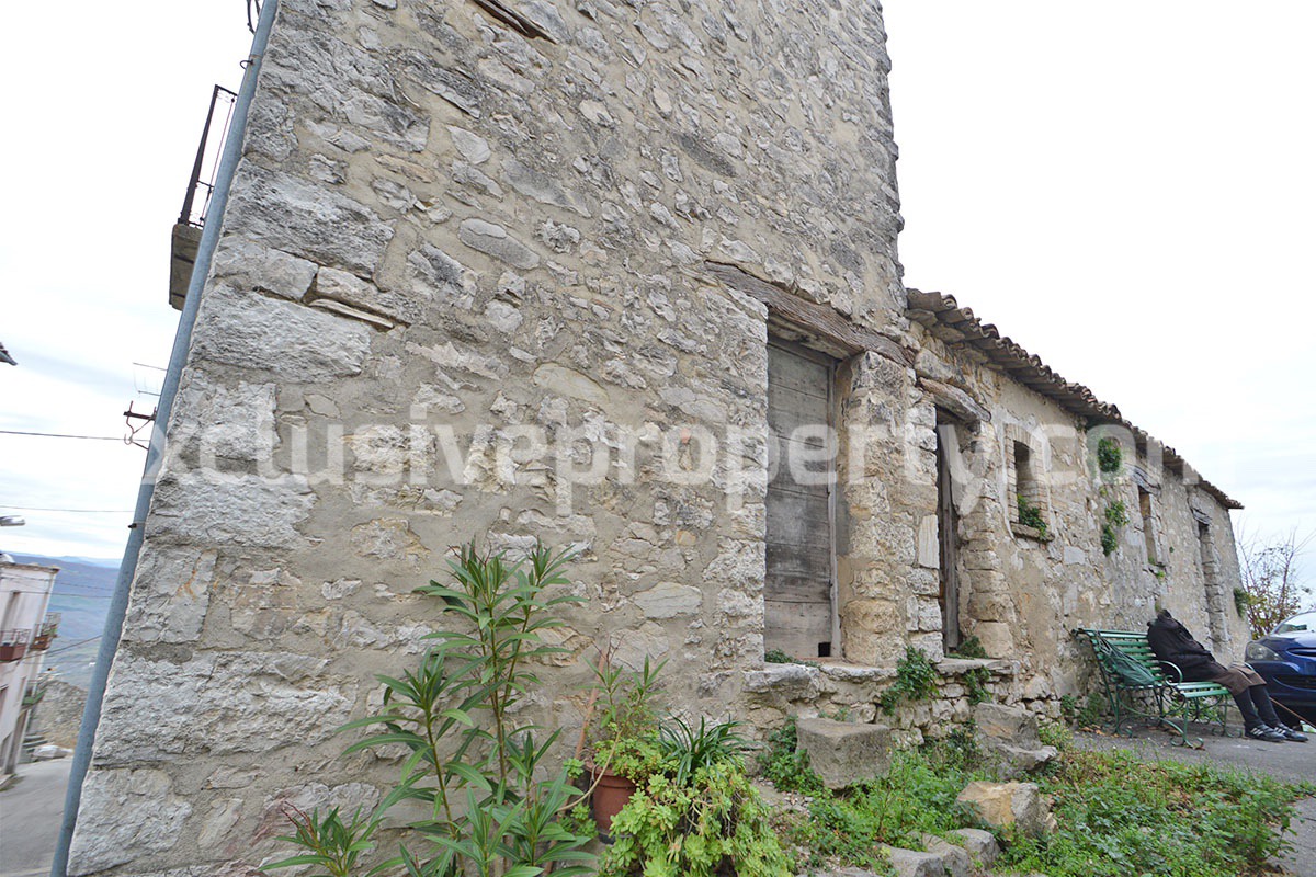Stone village house to renovate with mountain view 2