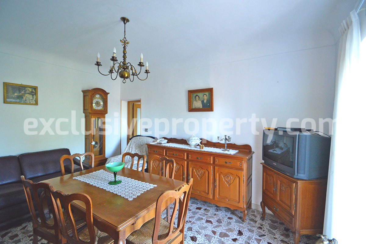 Habitable property with terrace garden and sea view for sale in Abruzzo