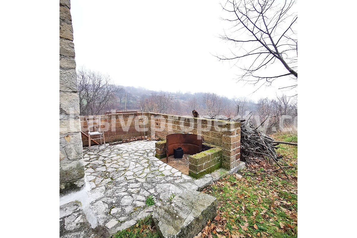 Stand alone stone house with land for sale in Abruzzo 9
