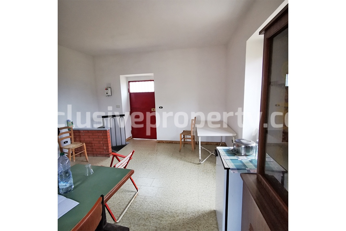 Stand alone stone house with land for sale in Abruzzo 11