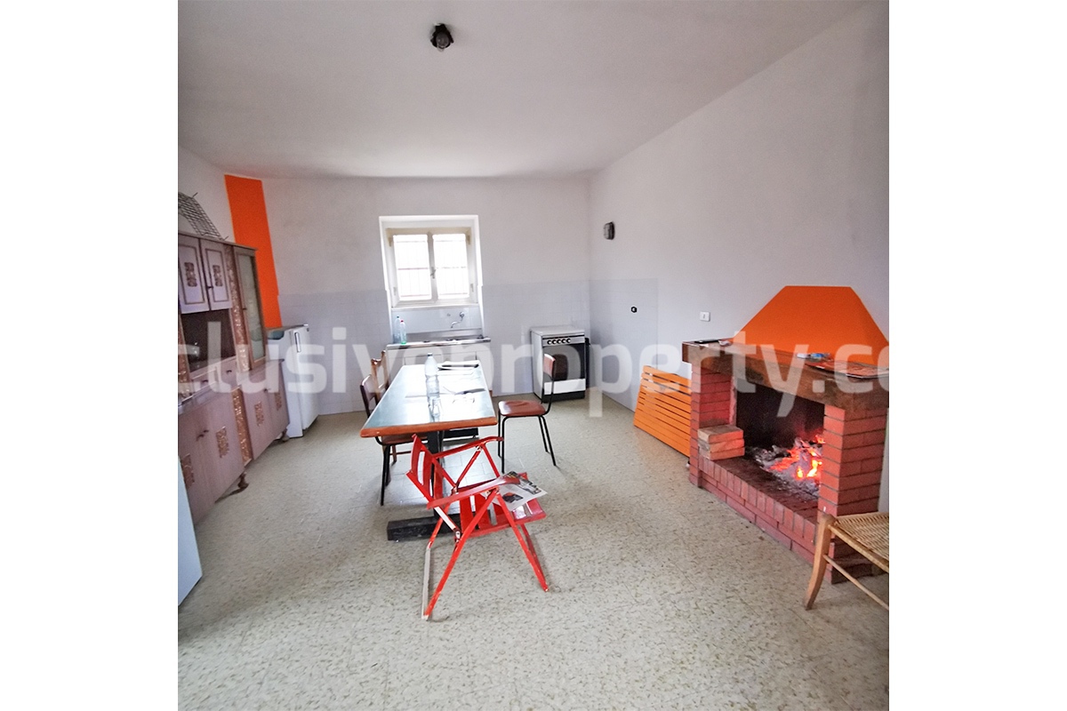 Stand alone stone house with land for sale in Abruzzo 16