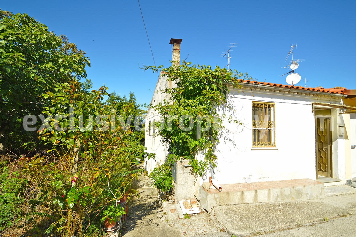 Semi-detached house with land and barn for sale in the Abruzzo Region 1