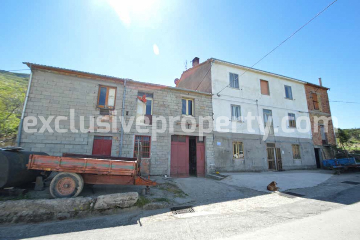 Spacious house with garage and garden for sale in Italy Abruzzo Roccaspinalveti 1