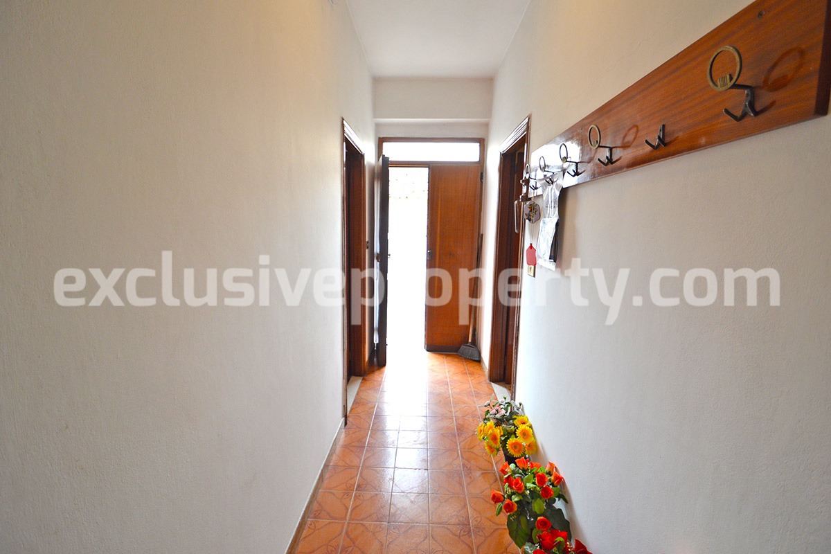 House with large terrace and land with fruit trees for sale in Abruzzo 18