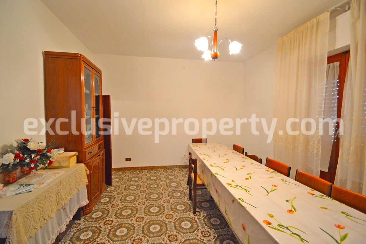 House with large terrace and land with fruit trees for sale in Abruzzo 20