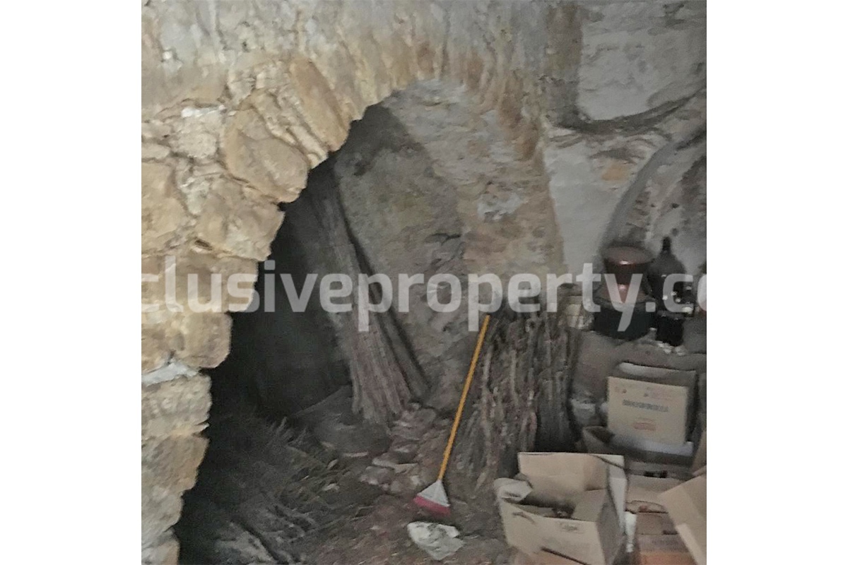 Village house with ancient stone cellar for sale in the Abruzzo region Italy 10