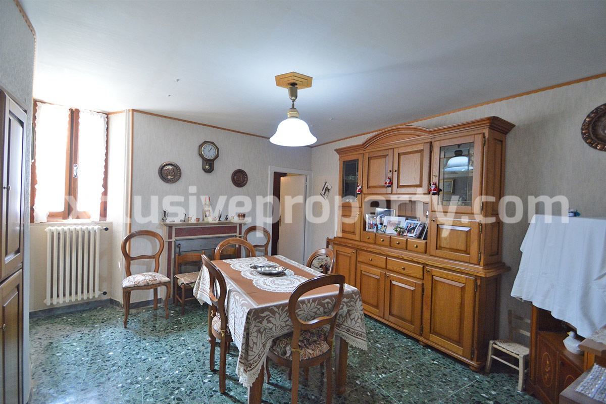 Two storey house in excellent condition with outdoor space for sale in Molise Italy