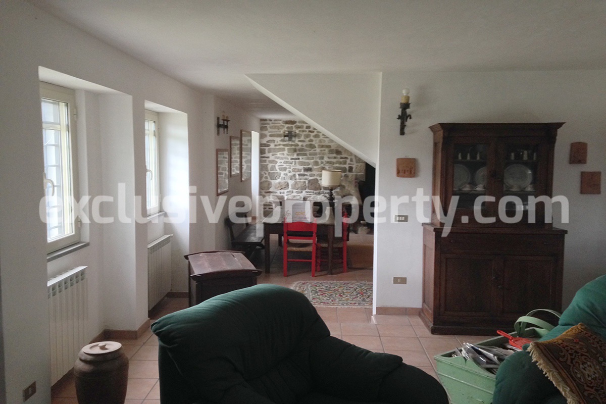 Habitable country house with land for pool for sale in Italy Region Molise