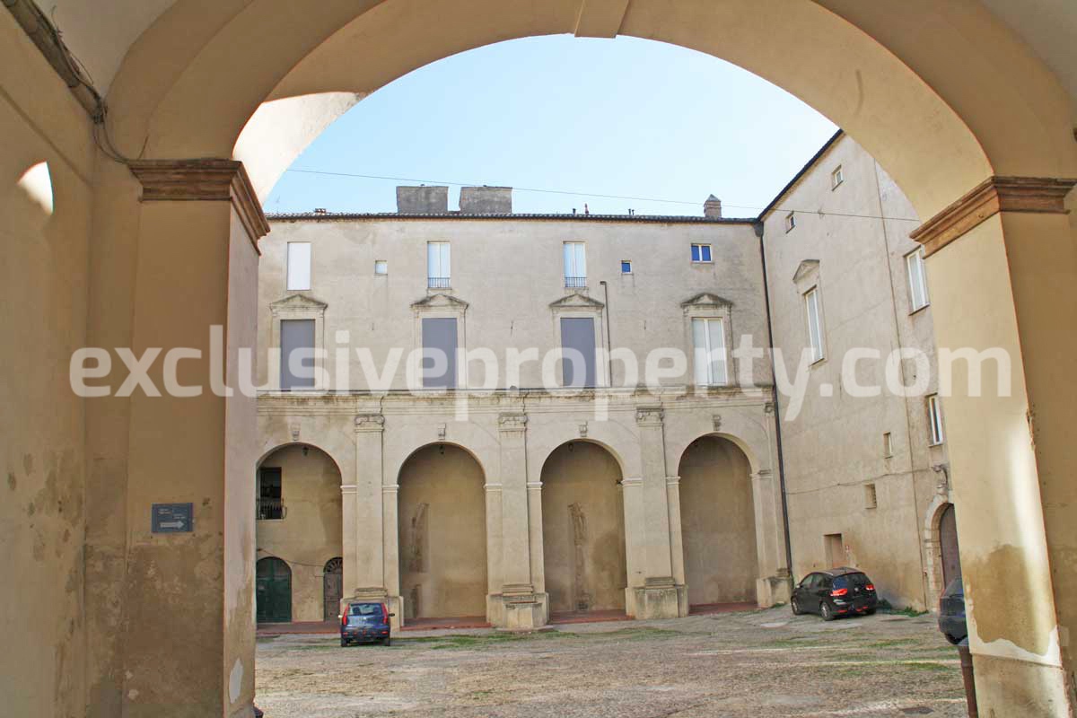 Portion apartment habitable of the Palazzo d Avalos for sale Vasto Abruzzo Italy 32