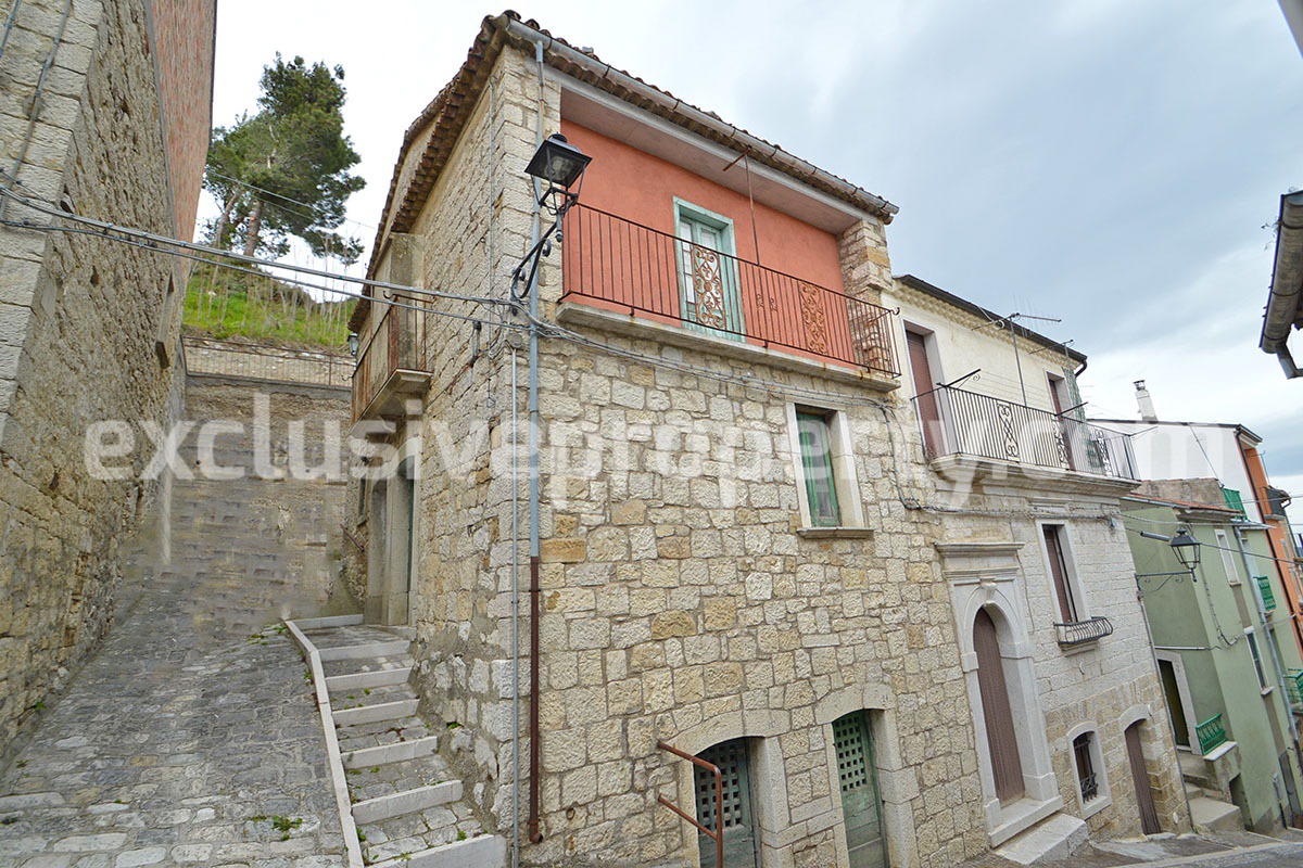 Property built completely in stone with ancient marble details for sale 53
