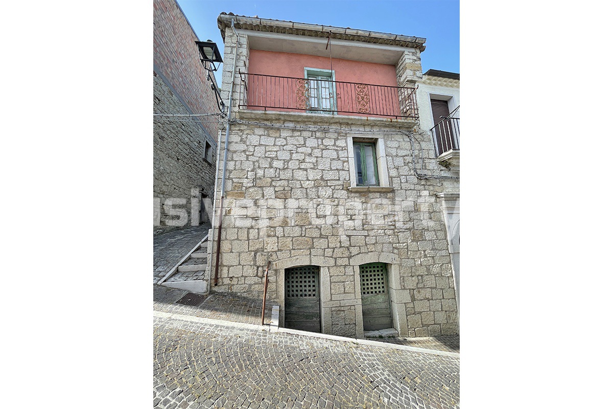 Property built completely in stone with ancient marble details for sale 48