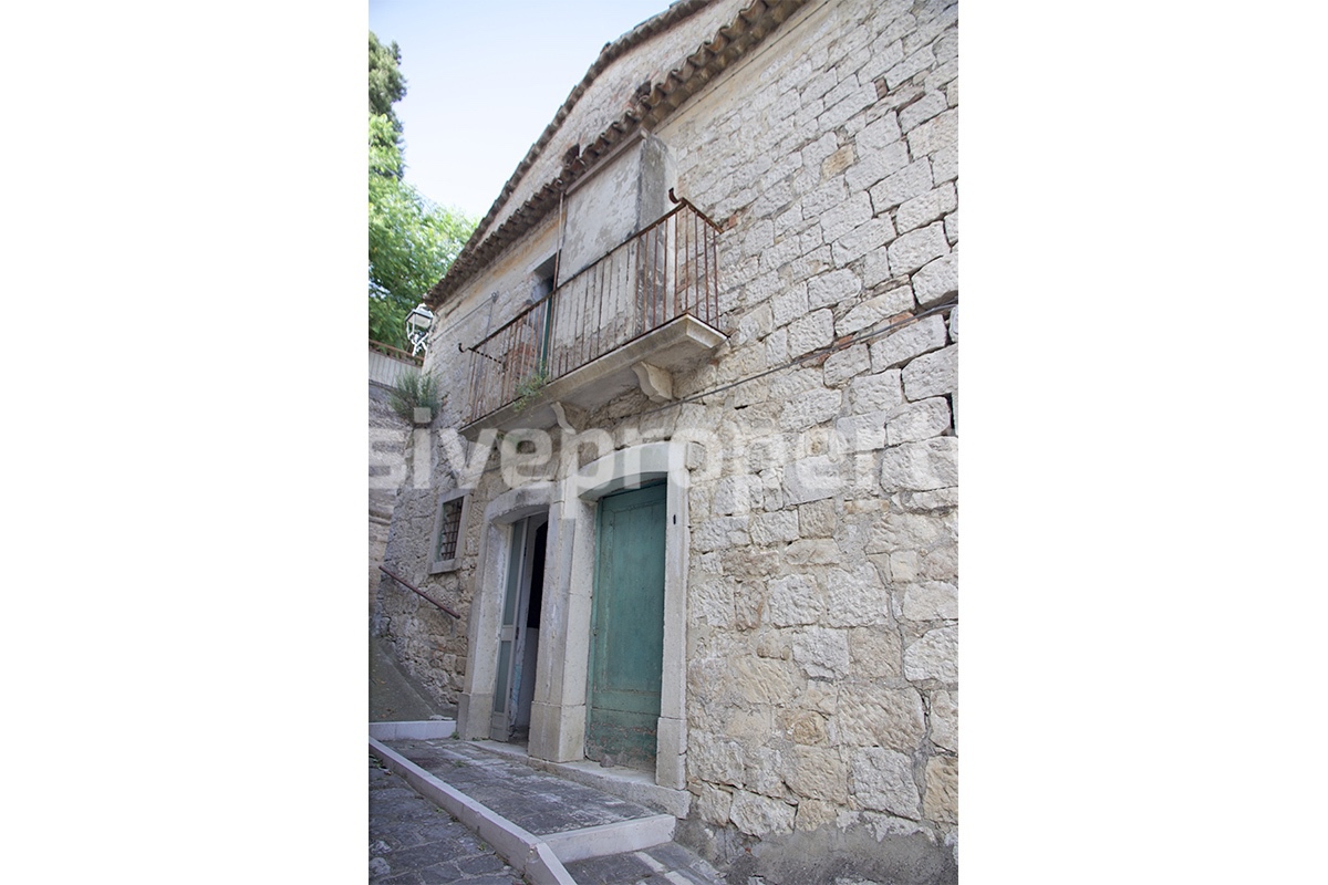 Property built completely in stone with ancient marble details for sale 51