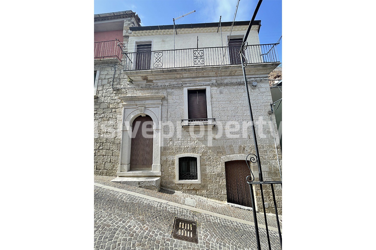 Property built completely in stone with ancient marble details for sale 1