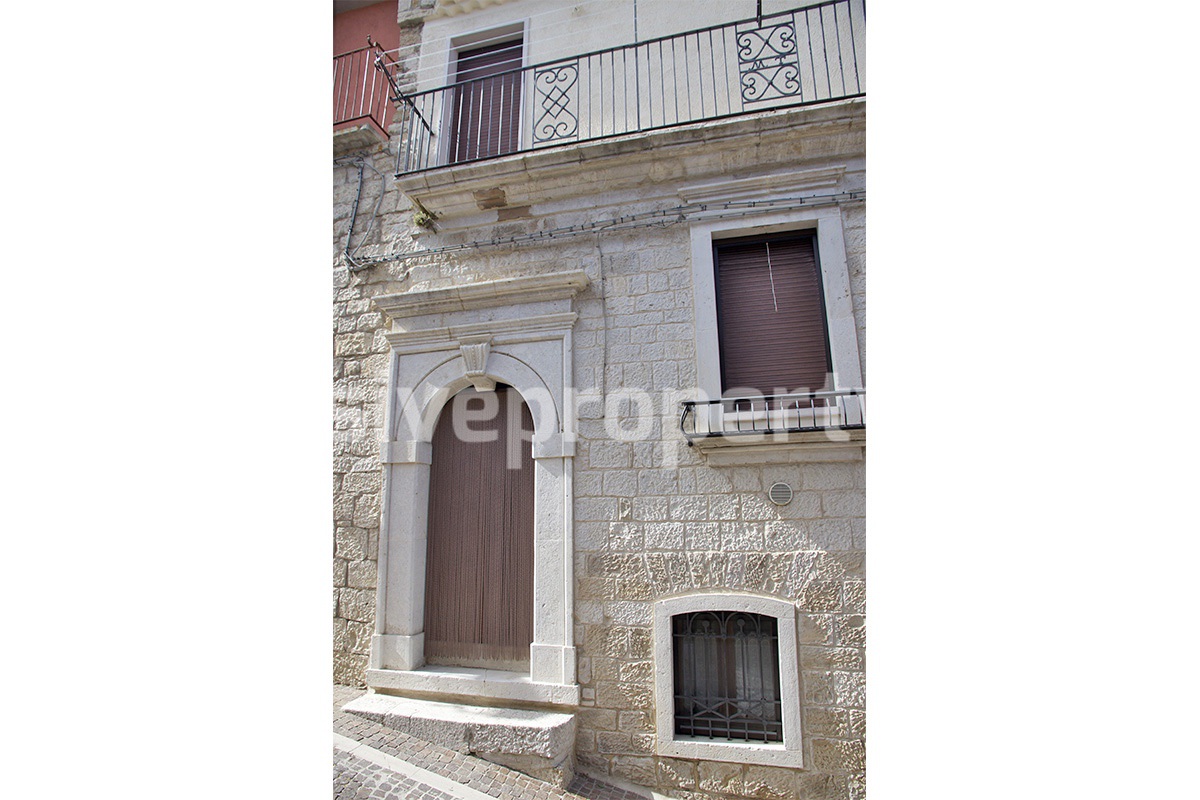 Property built completely in stone with ancient marble details for sale 3