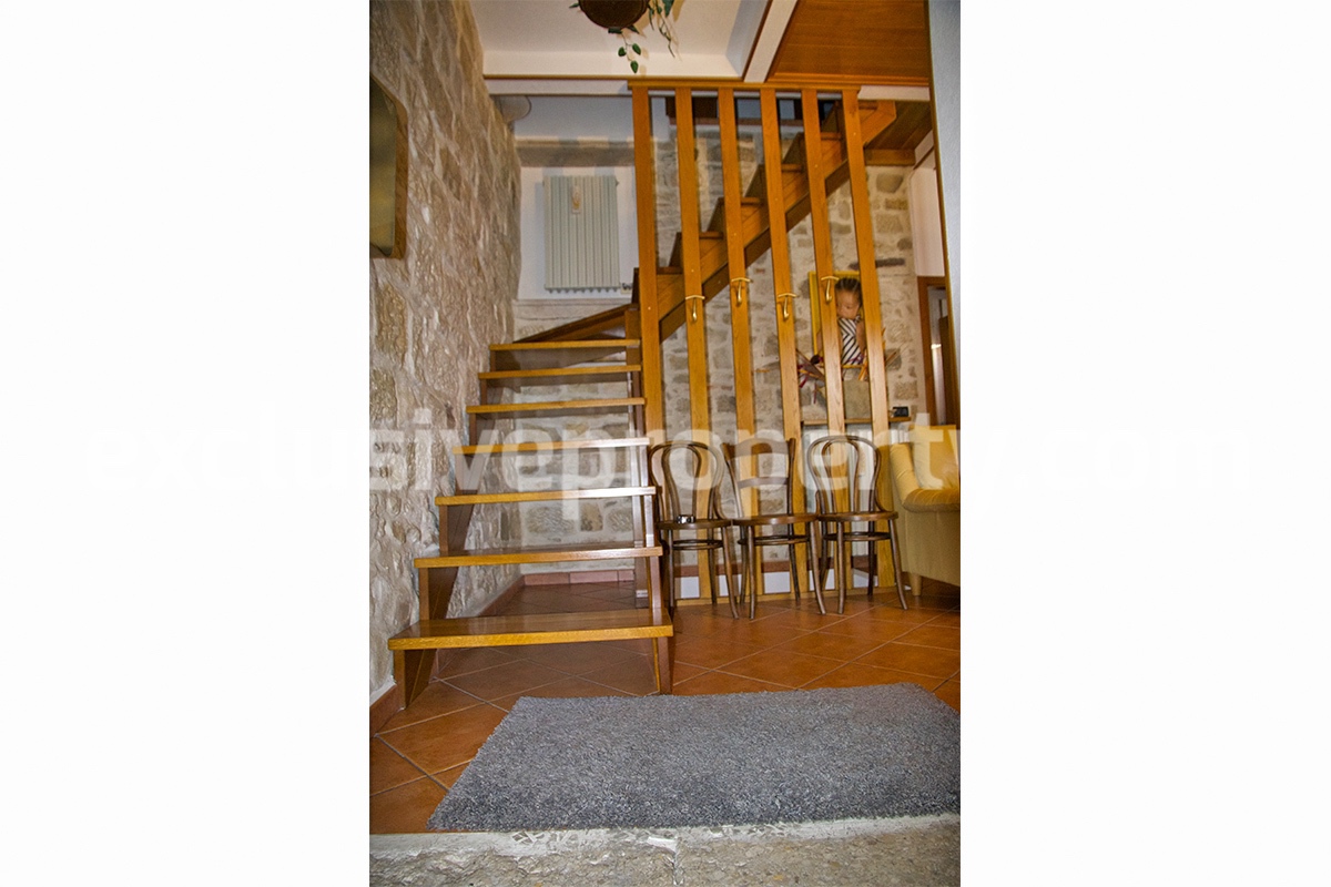 Property built completely in stone with ancient marble details for sale 26