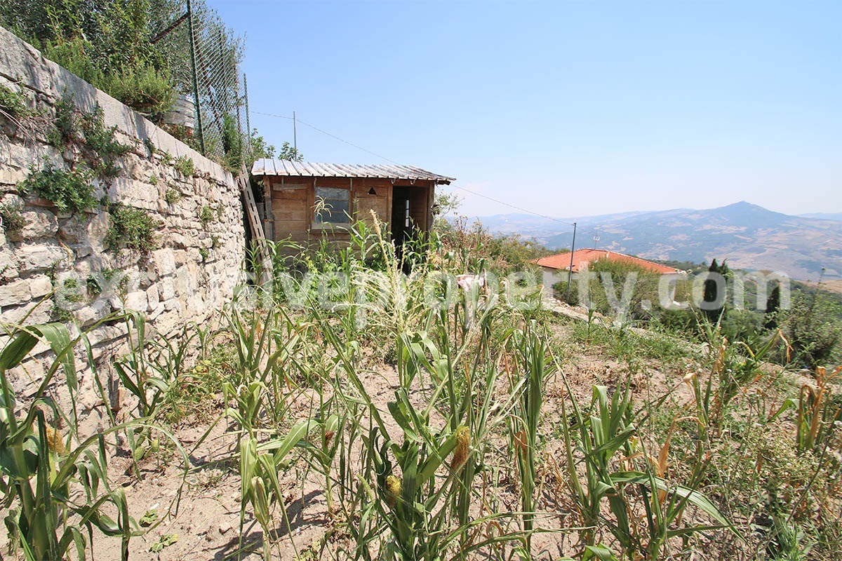 Habitable town house with garden for sale in Molise