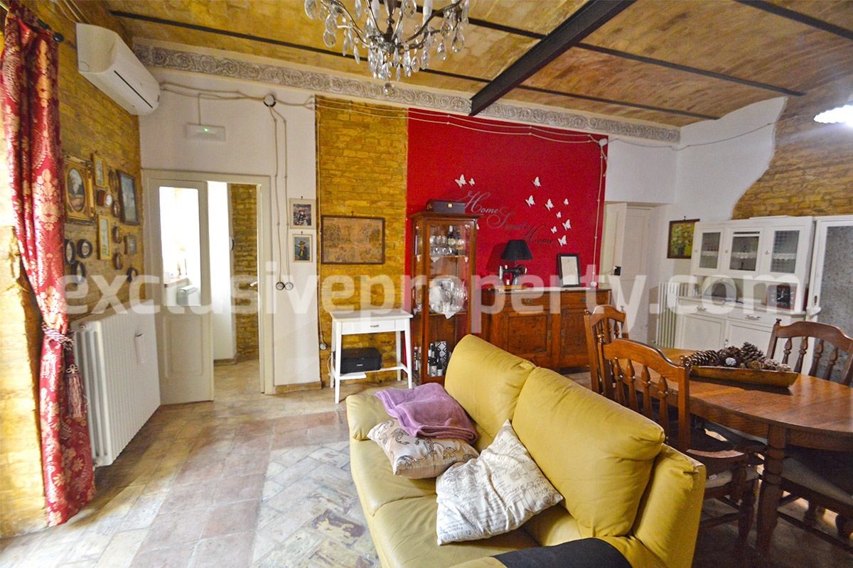 Characteristic brick house renovated in a rustic style for sale in Casalbordin 6