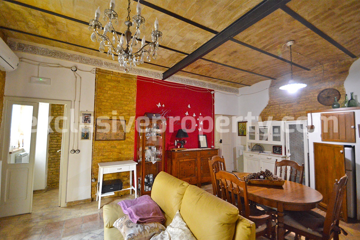 Characteristic brick house renovated in a rustic style for sale in Casalbordin 8