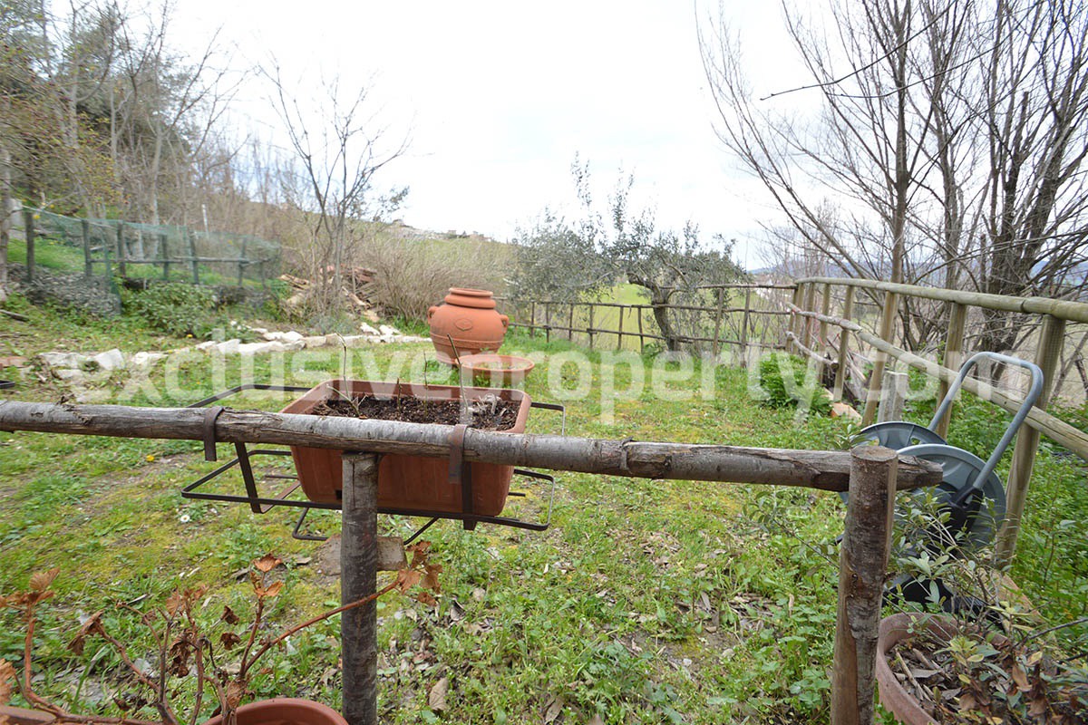 Recently renovated stone house for sale in Castelbottaccio Molise Italy