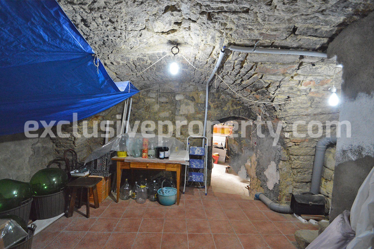 Recently renovated stone house for sale in Castelbottaccio Molise Italy 10