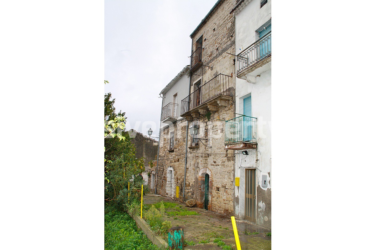 Stunning stone town house for sale with land in Castelbottaccio Molise Italy 2