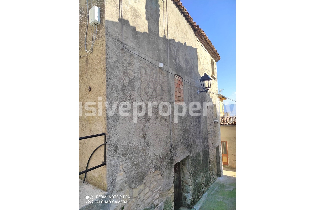 House to renovate in Celenza sul Trigno with terrace sea view - Abruzzo