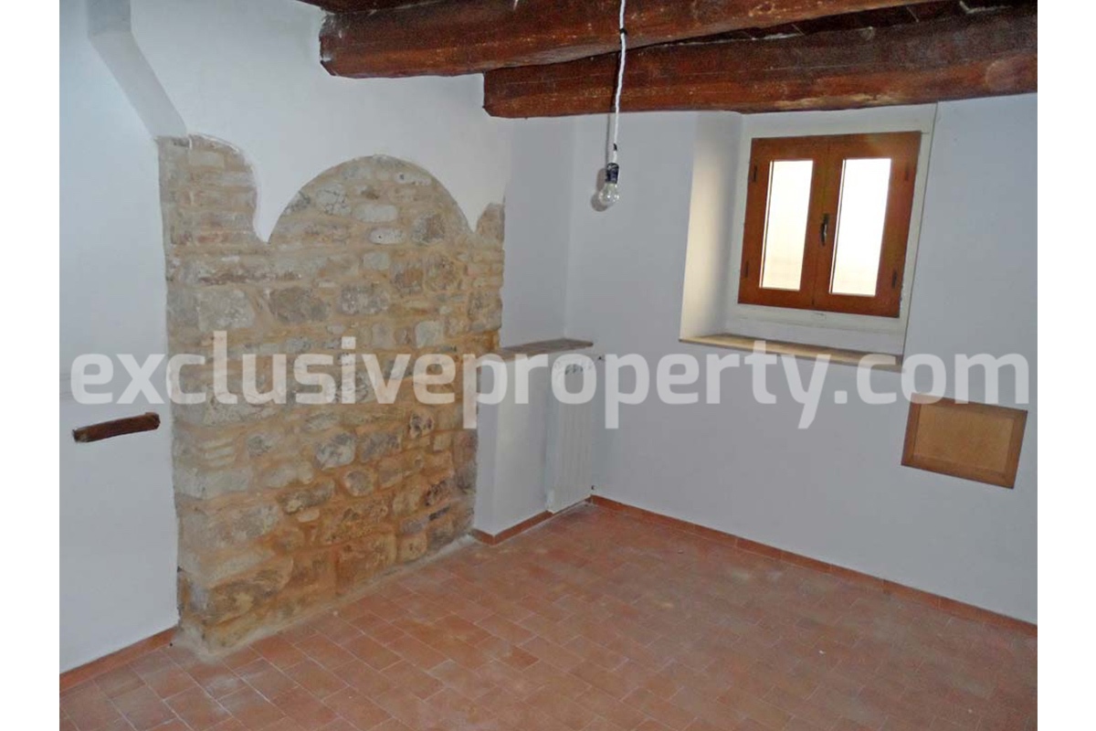 Apartment in restored stone wood loft for sale in Civitacampomarano Molise Italy 8
