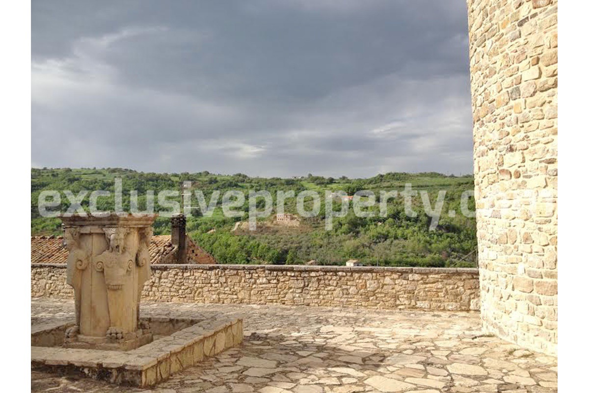 Ancient stone house with 1 hectare of land for sale in Italy Region Molise