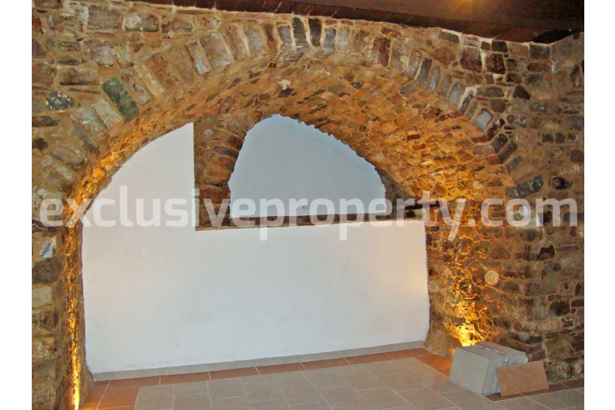 Apartment with stone interiors - renovated - habitable for sale in Molise 10