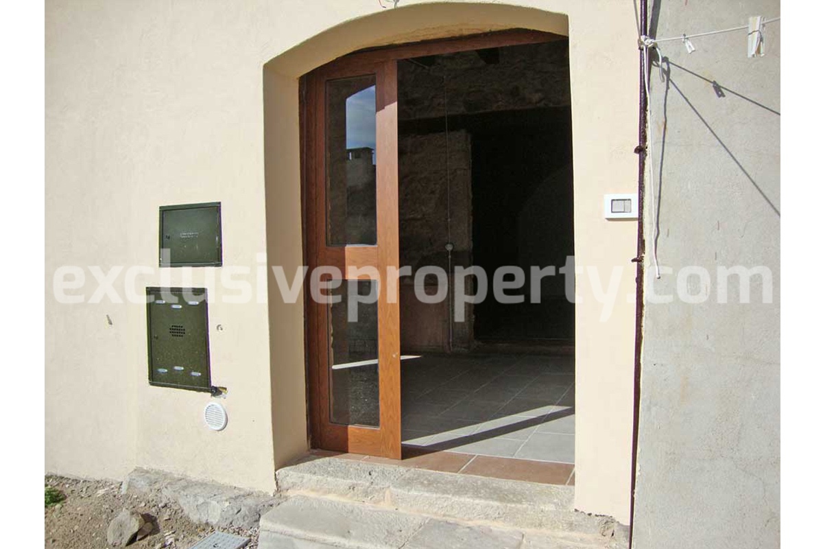Apartment with stone interiors - renovated - habitable for sale in Molise 14