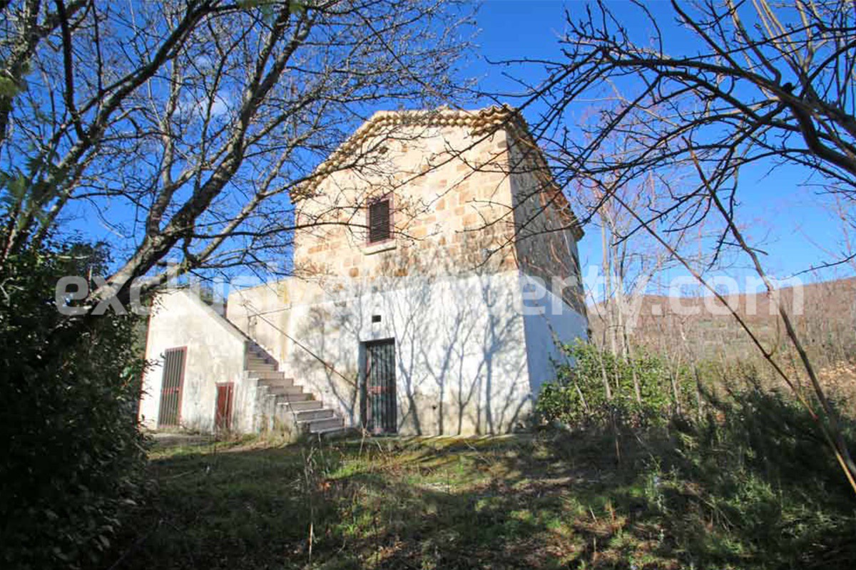 Farm house in good condition with 5 hectares and terrace for sale in Italy 2