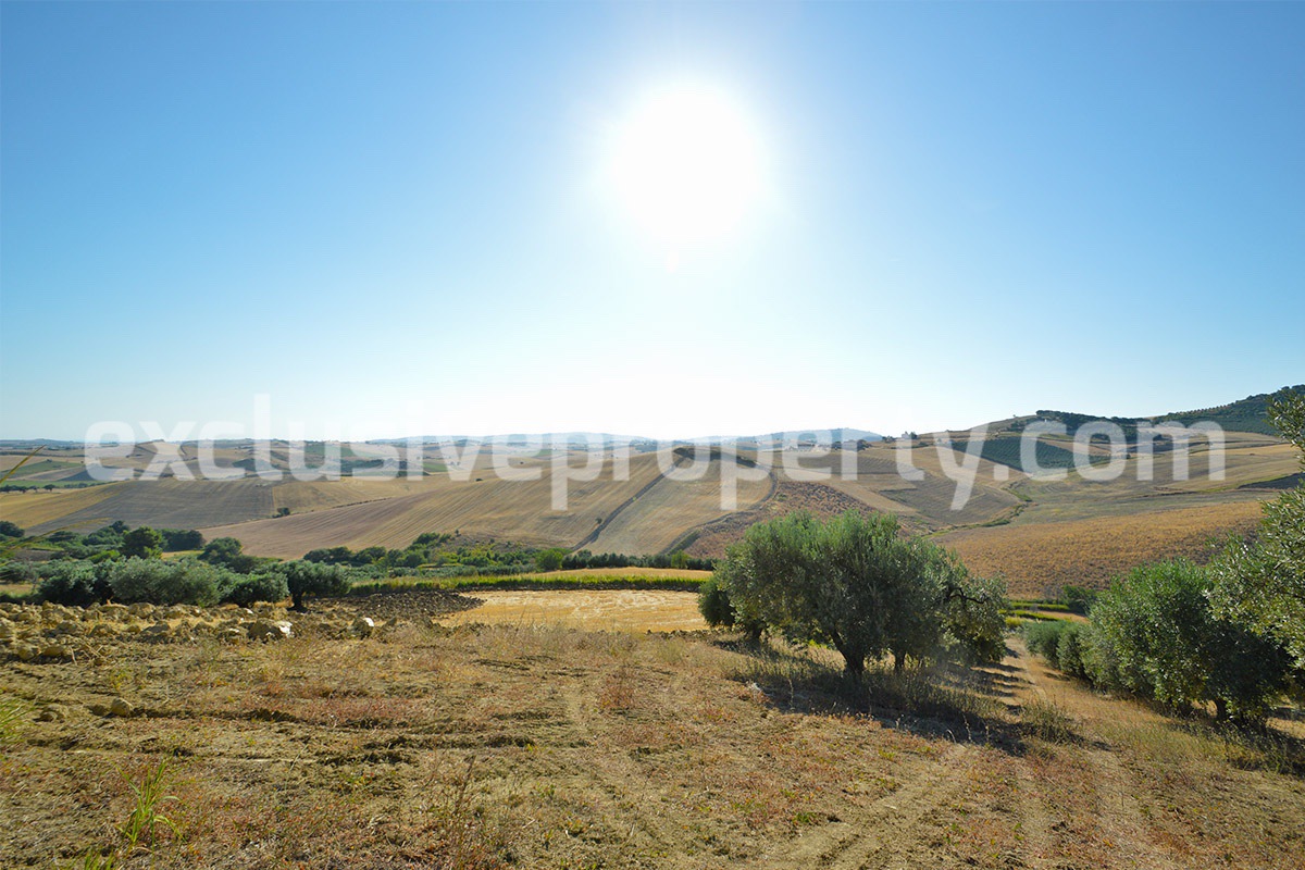 Farm house with 2 hectares of land with sea view for sale in Mafalda 10