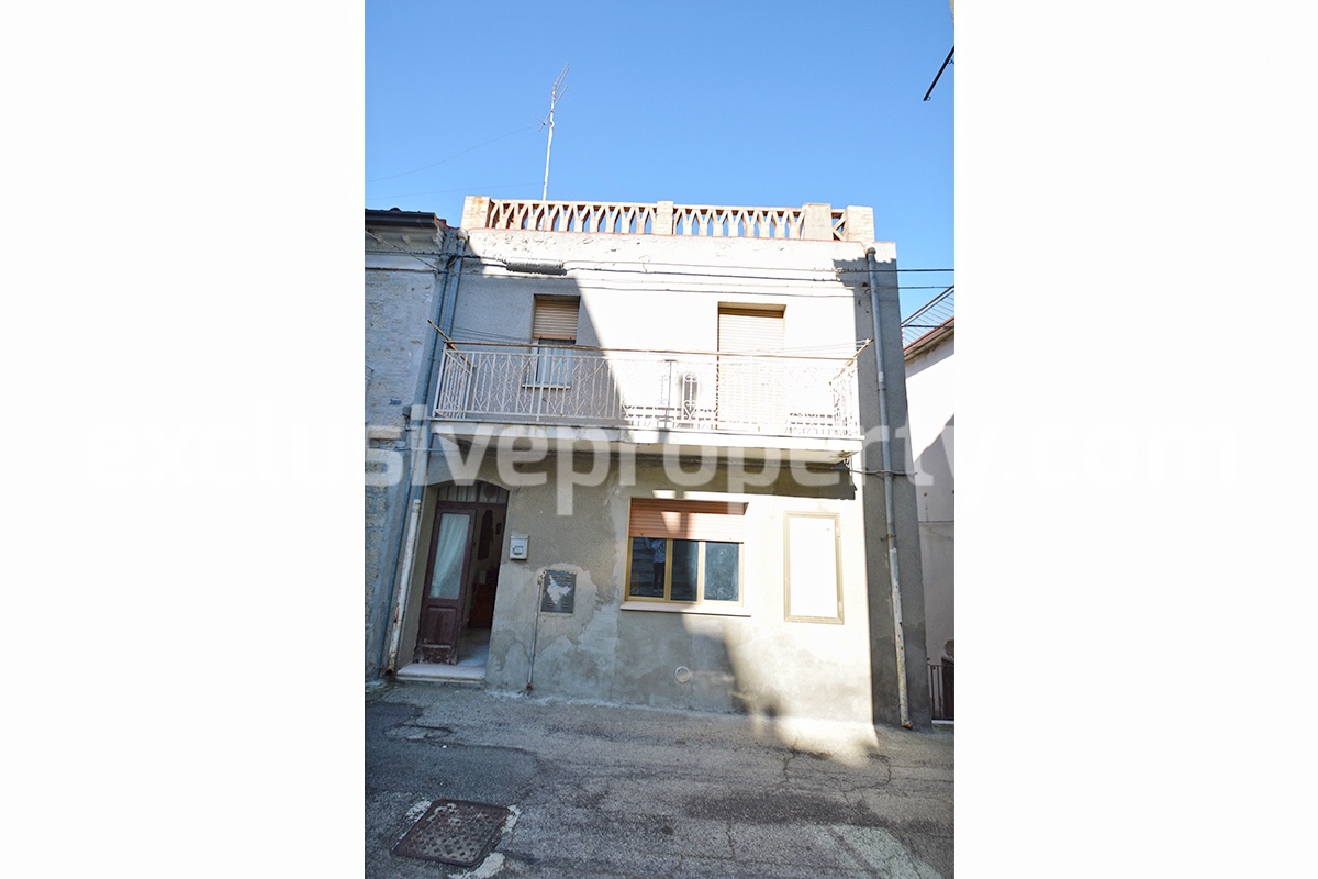 House with terrace panoramic views of the coast for sale in Mafalda Molise Italy 6