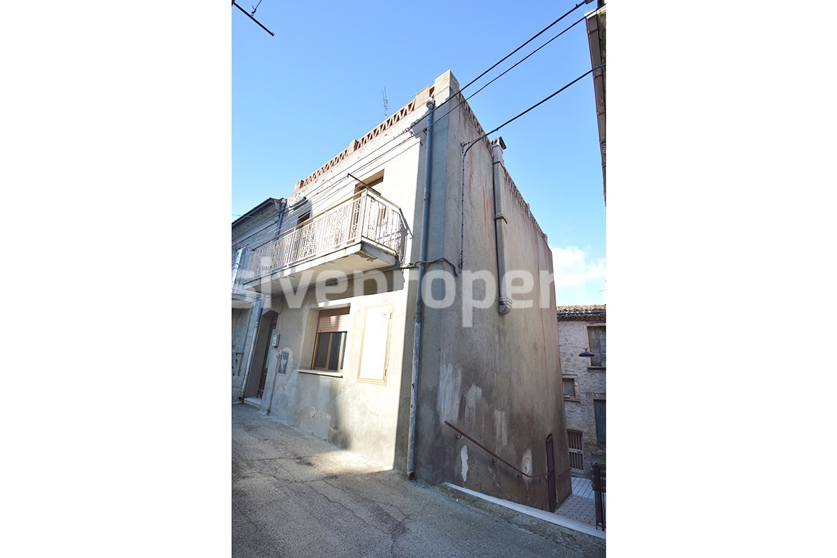 House with terrace panoramic views of the coast for sale in Mafalda Molise Italy