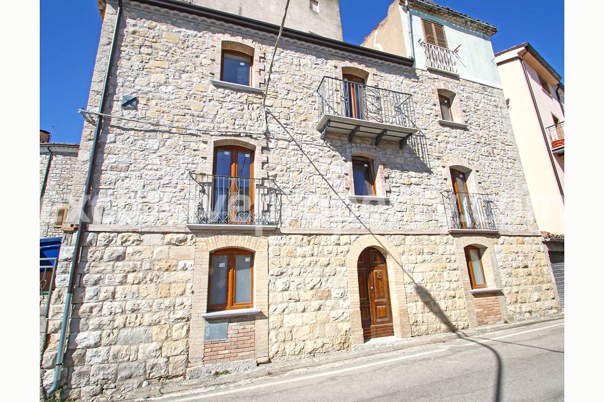 Completely renovated stone house built with ancient marble doors 1