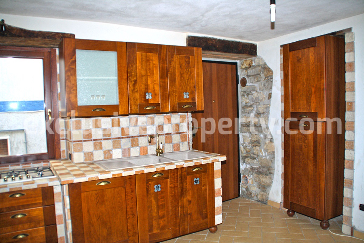 Character stone house partially renovated for sale in Molise 3