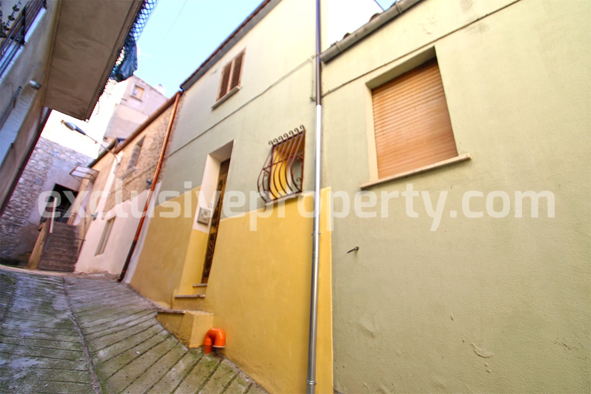Renovated house with wooden veranda for sale in Italy - Molise 1