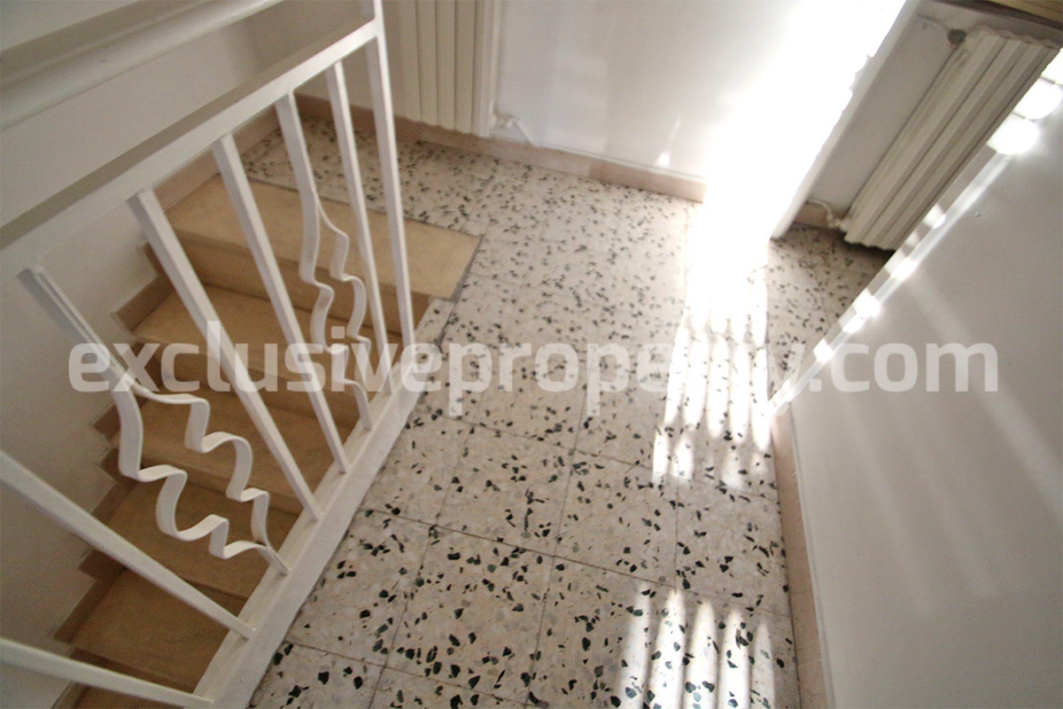 Renovated house with wooden veranda for sale in Italy - Molise