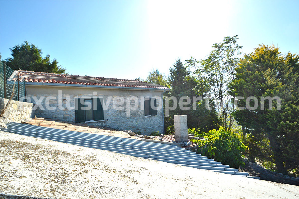 Stone country house with basement and ancient stone cave in Molise Italy 29
