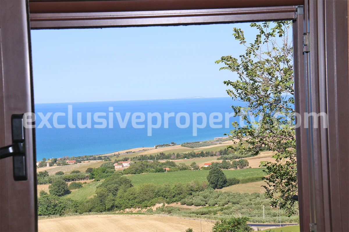 House with visual Tremiti Islands the hills and the sea for sale in Italy Molise 11